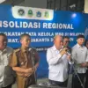Kepala BGN Dadan Hindayana saat memberikan keterangan usai acara konsolidasi regional, pada Senin (13/10/2025)