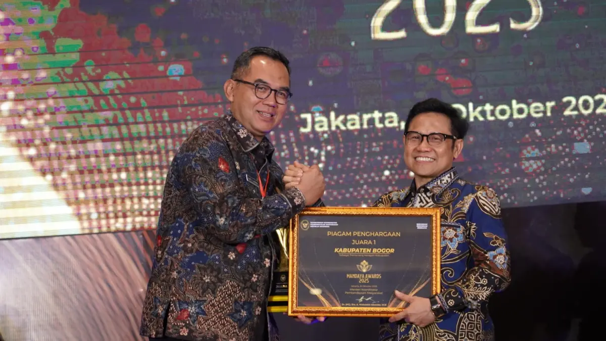 Samisade Antar Kabupaten Bogor Raih Penghargaan Tertinggi Mandaya Awards 2025