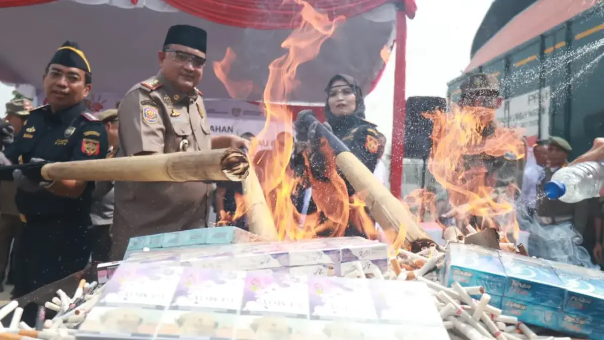 Bea Cukai dan Pemkab Bogor Musnahkan Rokok Ilegal, Selamatkan Negara dari Kerugian Rp1,4 Miliar