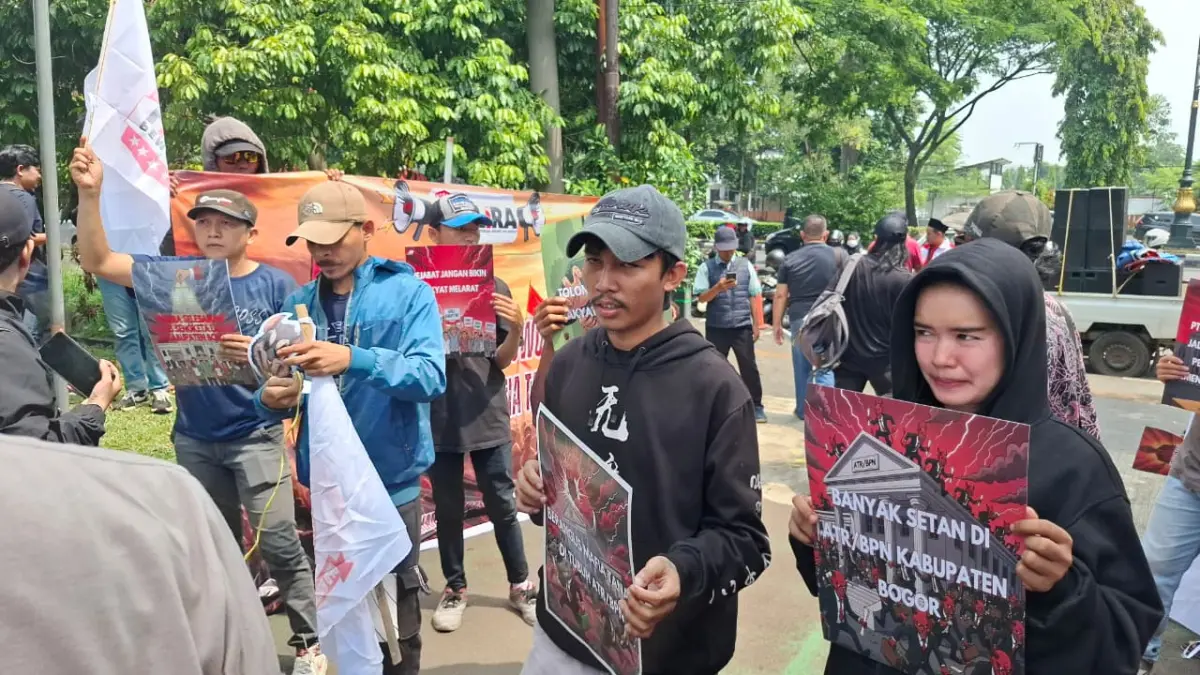 Geruduk Kantor ATR/BPN, Pemuda LIRA Soroti Sengketa Lahan di Kabupaten Bogor