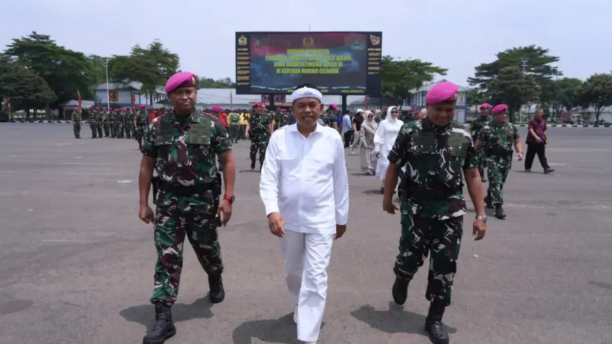 Masih Berjalan, Dedi Mulyadi Buka Pendidikan Karakter di Markas Marinir Cilandak