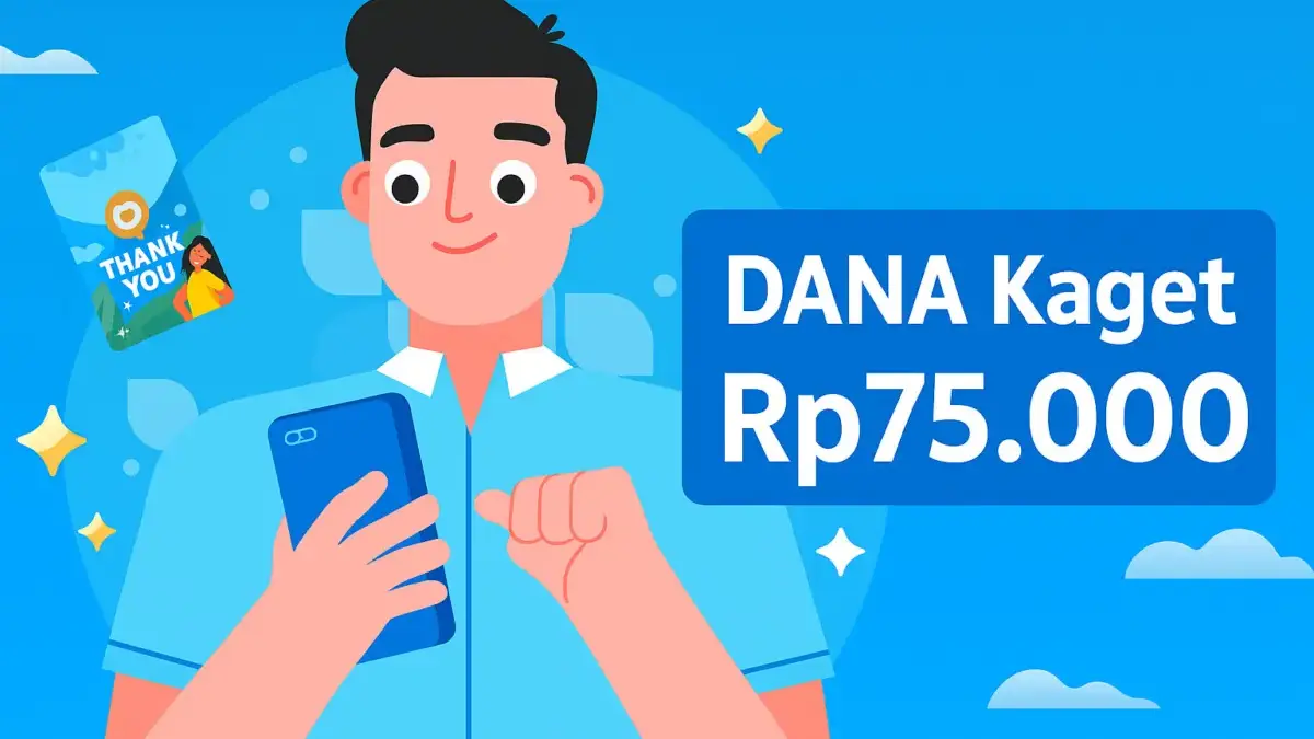 Rezeki Amplop DANA Kaget Rp75.000, Kejutan Digital yang Bikin Harimu Lebih Cerah! Rezeki Amplop DANA Kaget Rp75.000, Kejutan Digital yang Bikin Harimu Lebih Cerah!
