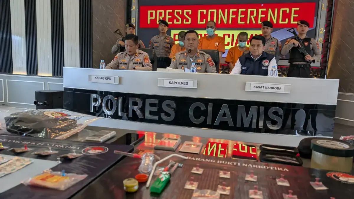 Polres Ciamis Gagalkan 21 Kasus Narkoba dan Rehabilitasi 20 Pecandu dalam Tiga Bulan