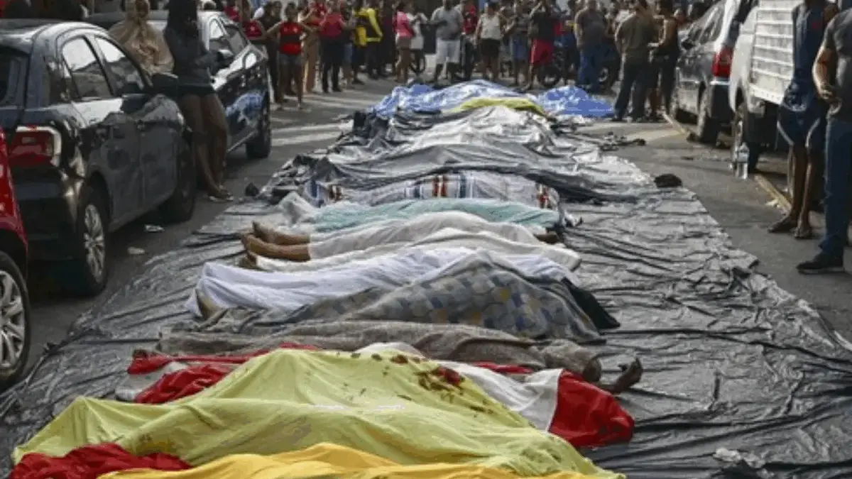 Perang Berdarah di Rio de Janeiro, Banyak Mayat Tergeletak Saat Polisi Brasil Acak-acak Markas Geng Narkoba