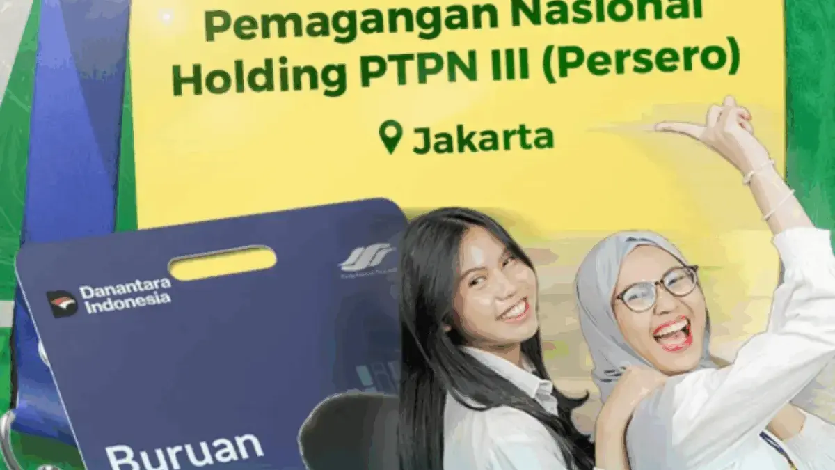 PTPN III membuka lowongan magang nasional 2025 untuk fresh graduate seluruh Indonesia. Simak syarat, jadwal pe