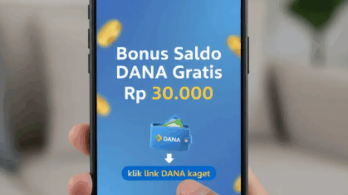 Bonus Saldo DANA Gratis Rp30.000 ke E-Wallet, Ini Link DANA Kagetnya!