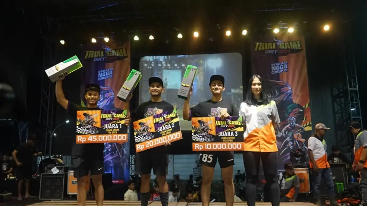 Santai, Tenang dan Percaya Diri Kunci Keberhasilan M Zidane Sabet 2 Gelar Juara Umum di Trial Game Dirt 2025 Trial Game Dirt 2025