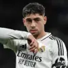 Gelandang Real Madrid, Federico Valverde.