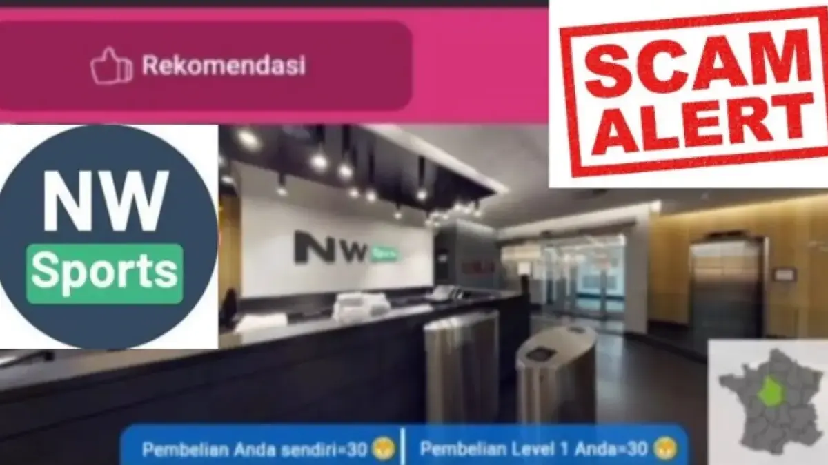 Aplikasi NWSport yang kini sudah SCAM