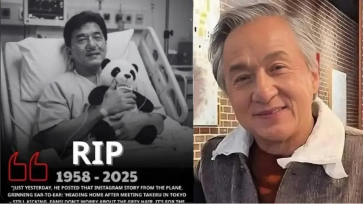 Aktor laga Legendaris asal China Jackie Chan yang dikabarkan meninggal dunia.