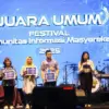 Malam Anugerah Festival dan Kompetisi KIM 2025 yang berlangsung meriah di Kota Tangerang, Sabtu (15/11/2025).