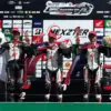 Pebalap binaan Astra Honda Bintang Pranata Sukma berhasil meraih podium kedua pada race kedua di Idemitsu Hond