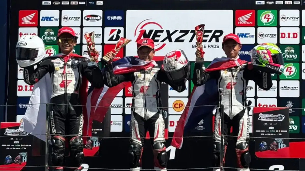 Kembali Melesat Kencang di Buriram, Pebalap Astra Honda Raih Posisi Tiga Besar Klasemen TTC 2025 Pebalap binaan Astra Honda Bintang Pranata Sukma berhasil meraih podium kedua pada race kedua di Idemitsu Hond