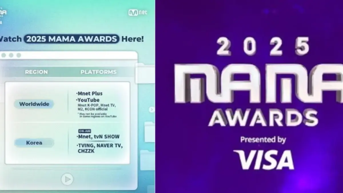 LINK Live Streaming Nonton MAMA Awards 2025 Secara Resmi, Daftar Akun dari Sekarang Ajang MAMA Awards 2025 yang kini bisa disaksikan secara live diseluruh dunia.