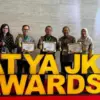 Empat badan usaha yang berhasil meraih Penghargaan Satya JKN Award 2025