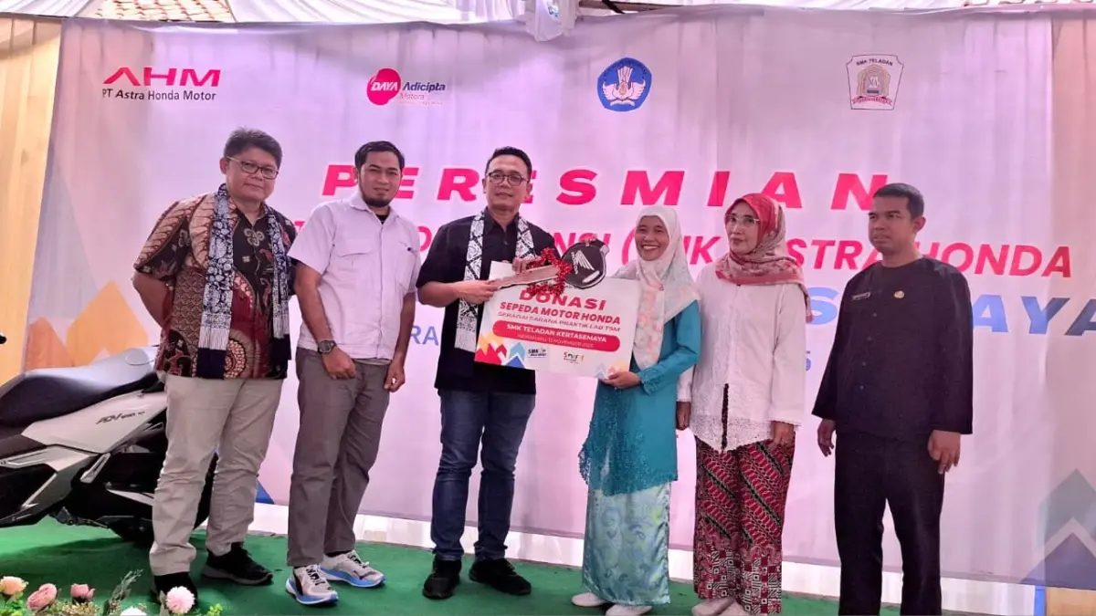 DAM Resmikan SMK Teladan Kertasemaya Indramayu sebagai Tempat Uji Kompetensi Astra Honda