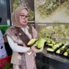 Wakil Menteri Koperasi (Wamenkop) Farida Farichah saat mengunjungi Pondok Pesantren Al-Ittifaq di Desa Alamend