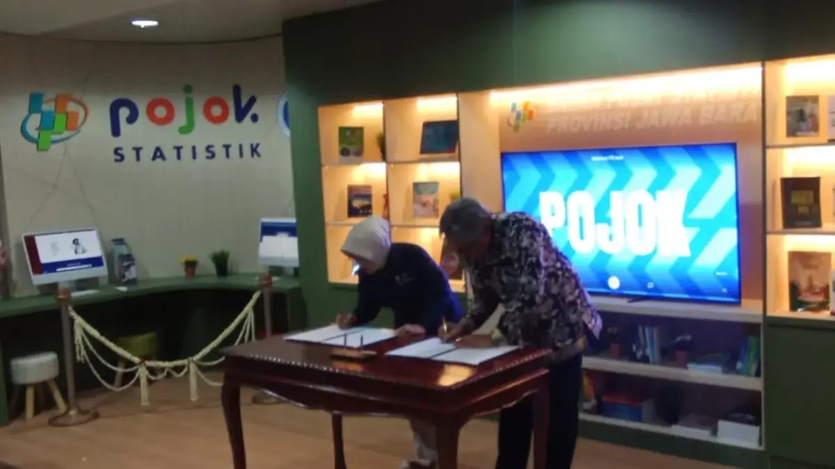 Pojok Statistik Hadir di ITB, BPS Targetkan Akses Data Resmi Makin Dekat ke Kampus Peresmian Pojok Stastik di Kampus ITB Kota Bandung. (Sadam / JE)