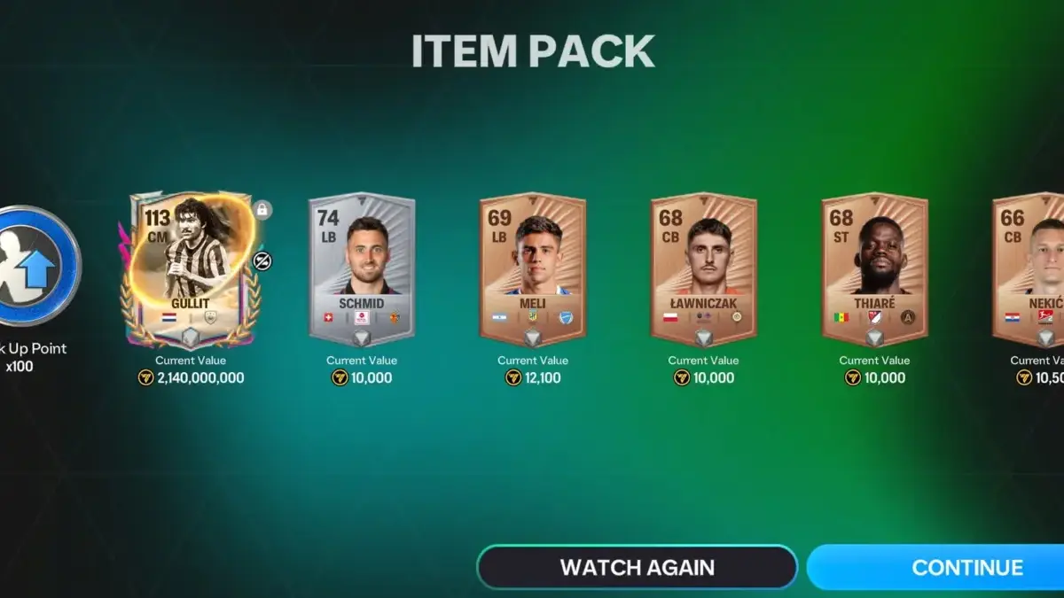 Aktif Kode Redeem FC Mobile Terbaru November 2025! Klaim Pack Footyverse Gullit - Dalglish OVR 113 Item Pack hadiah kode redeem FC Mobile terbaru November 2025.