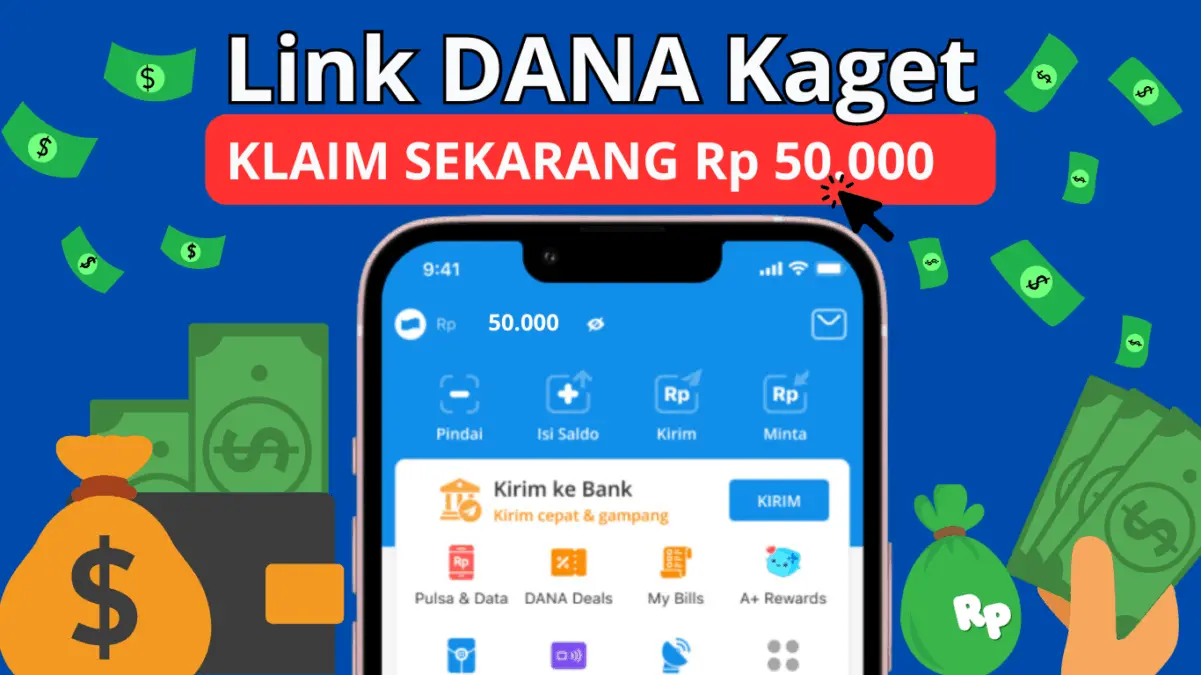 CAIR LANGSUNG! Cara Dapat Saldo DANA Gratis Rp50.000 Lewat Link DANA Kaget Ini CAIR LANGSUNG! Cara Dapat Saldo DANA Gratis Rp50.000 Lewat Link DANA Kaget Ini