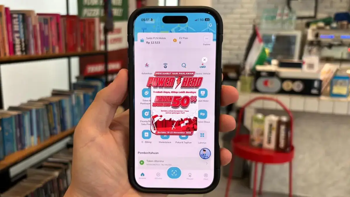 Promo Power Hero Diskon PLN 50 Persen November 2025.