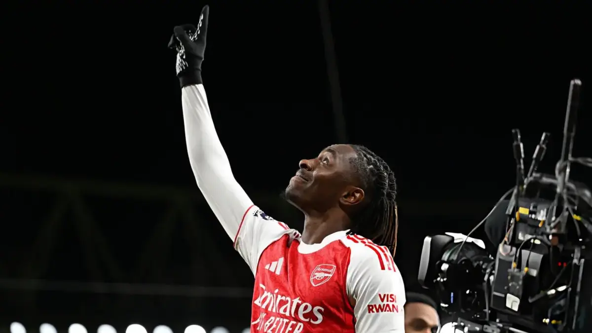 Eberechi Eze hattrick saat laga Arsenal vs Tottenham Hotspur.