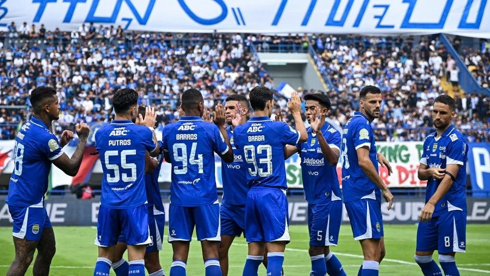 Skuad Persib Bandung di GBLA.