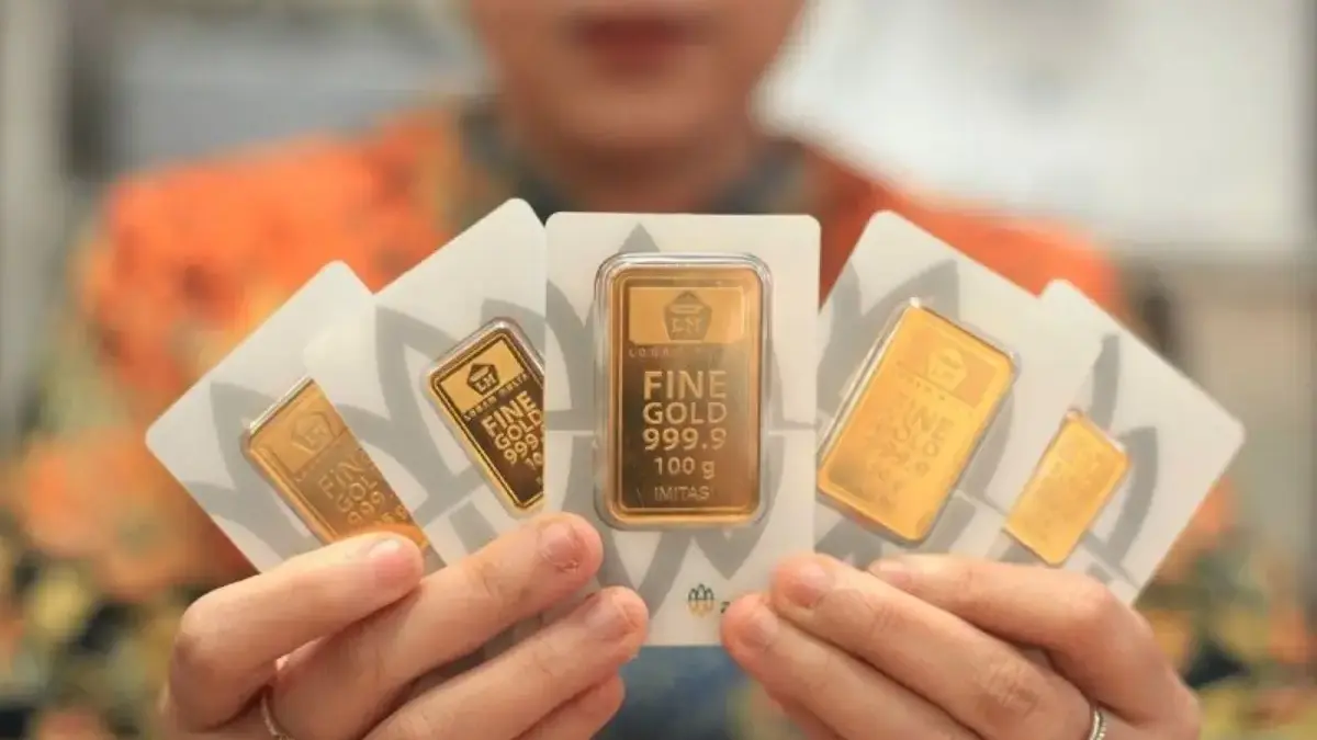 Harga Emas Antam Pada Sabtu Tercatat Naik Hingga Menyentuh Rp2,413 Juta Per Gram Harga Emas Antam Pada Sabtu Tercatat Naik Hingga Menyentuh Rp2,413 Juta Per Gram