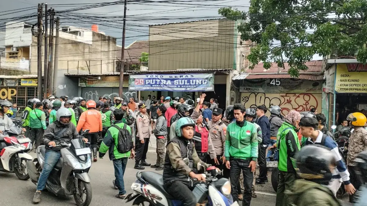 Heboh di Jalan BKR Bandung! Mata Elang Diringkus Usai Rampas Motor Ojol
