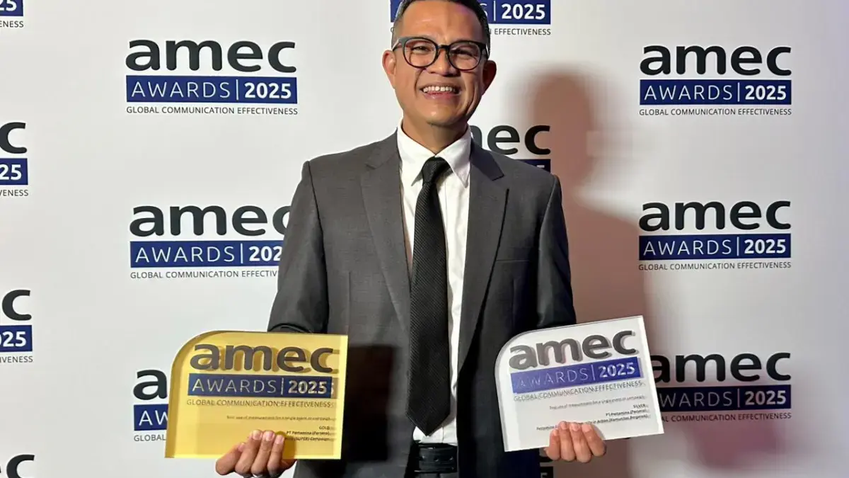 Pertamina Boyong 2 Penghargaan Bergengsi, di AMEC Awards 2025 Pertamina Boyong 2 Penghargaan Bergengsi, di AMEC Awards 2025
