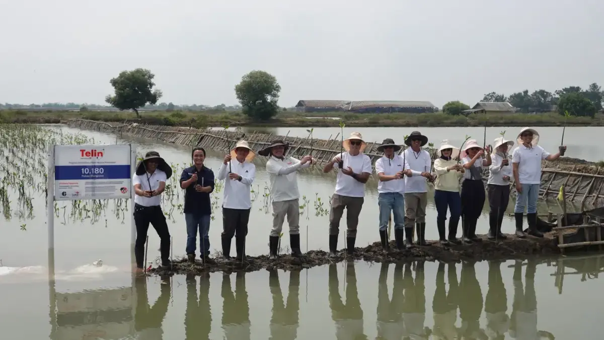 Tanam 10.180 Mangrove, Telin Wujudkan Komitmen Keberlanjutan BATIC 2025