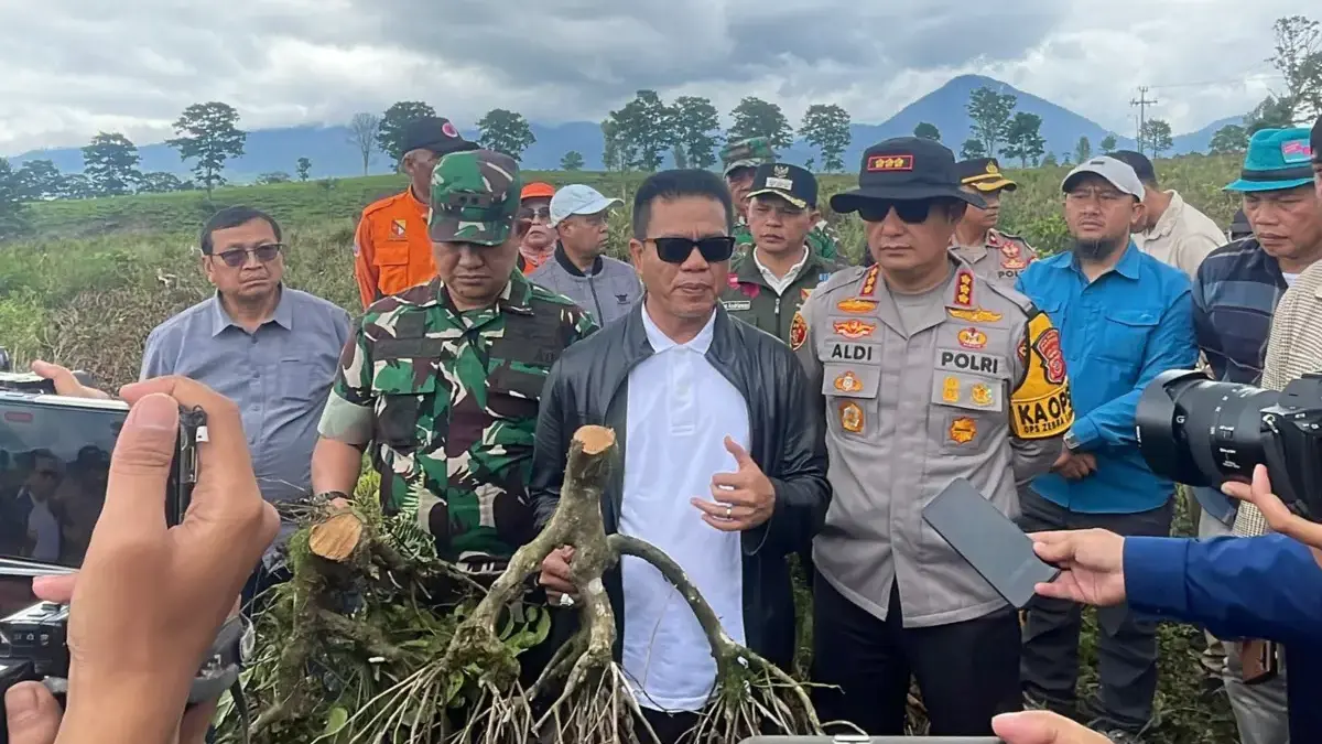 150 Hektare Lahan Gundul, Bupati Bandung Minta Polisi Proses Hukum Pelaku Perusakan Kebun Teh Pangalengan