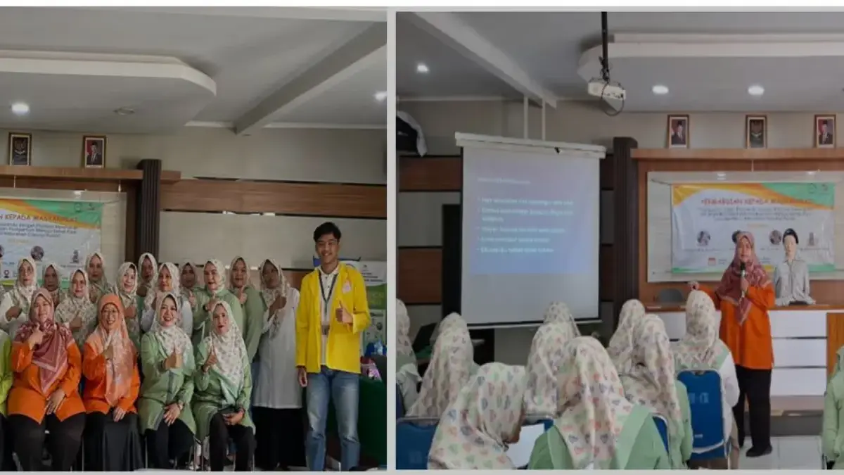 Universitas Bhakti Kencana bersama Mitra Kader Posyandu dalam Pengabdian Masyarakat di Desa Cileunyi Kulon. (f