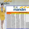 Simulasi Angsuran KUR Mandiri 2025, Cicilan Ringan Rp50 Juta Mulai Rp968 Ribu/Bulan Tenor 5 Tahun