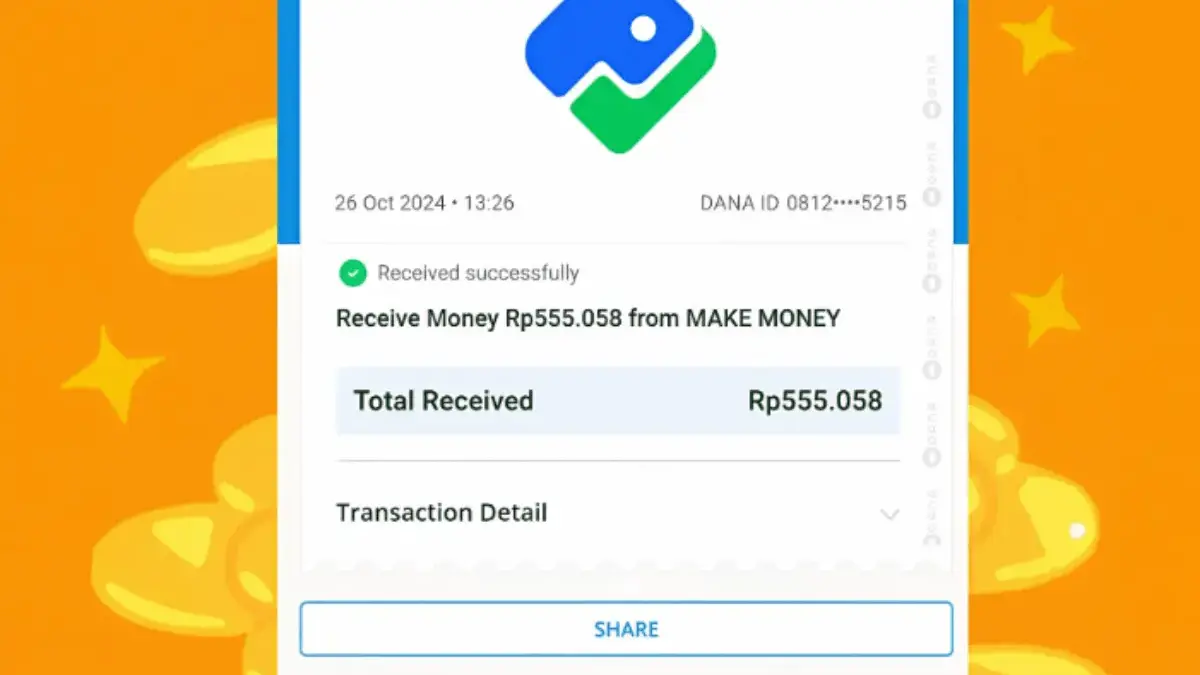 Cuma Tap Layar untuk Mendapatkan Saldo Dompet Elektronik DANA Sebesar Rp175 Ribu