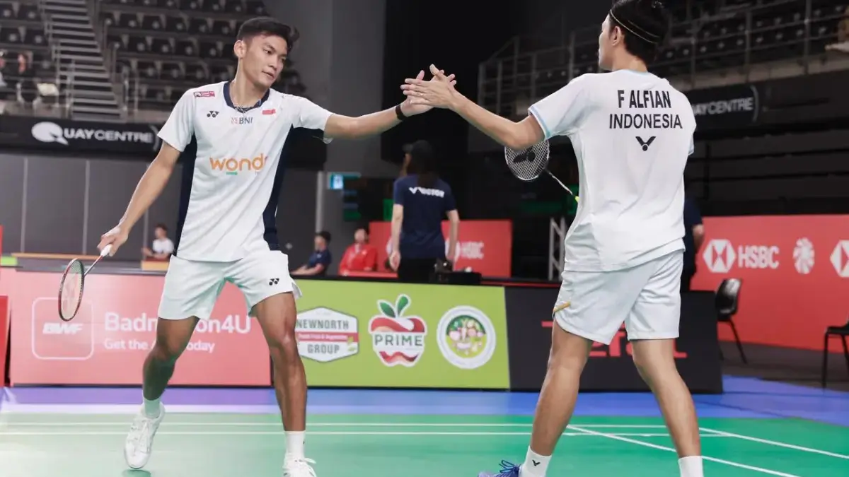 Lengkap Daftar Peserta BWF World Tour Finals 2025: Ada 5 Wakil Indonesia, Minus Ganda Putri Ganda Putra Indonesia Fajar Alfian/Muhammad Shohibul Fikri.