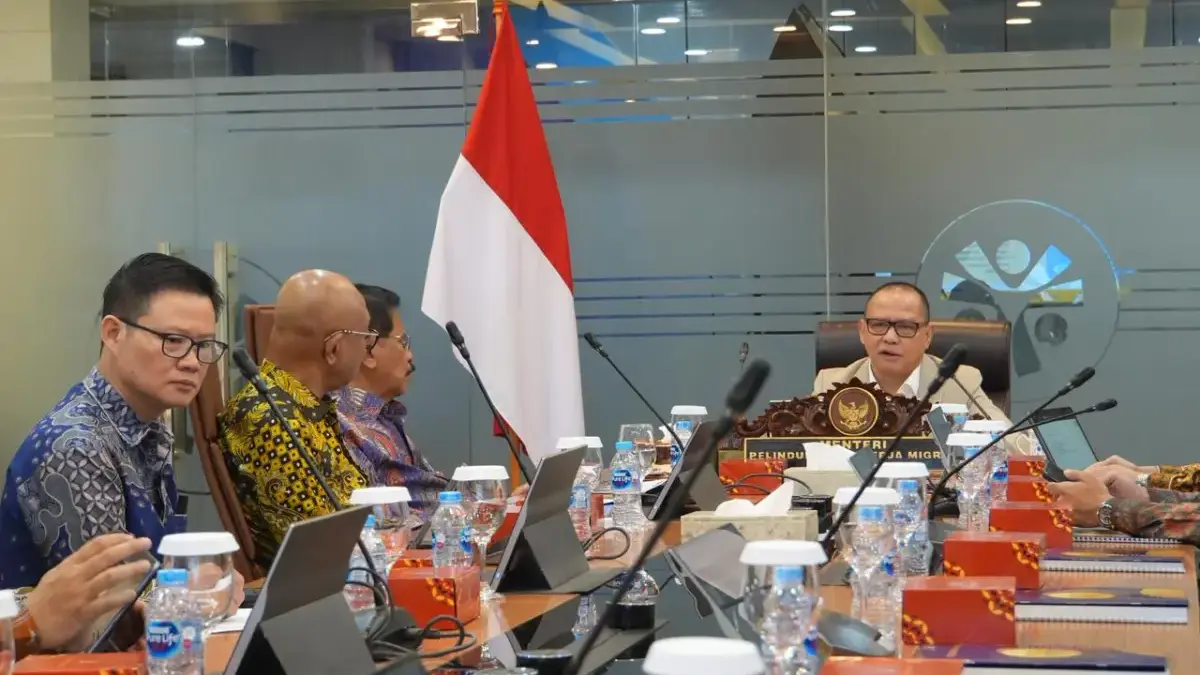 Menteri P2MI & CEO IBC Kolaborasi Kuatkan Pelatihan 500 Ribu Tenaga Kerja Welder-Hopitality Pelindungan Pekerja Migran