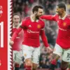Manchester United Comeback dan Tumbangkan Crystal Palace 2-1
