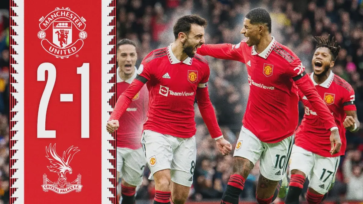 Manchester United Comeback dan Tumbangkan Crystal Palace 2-1