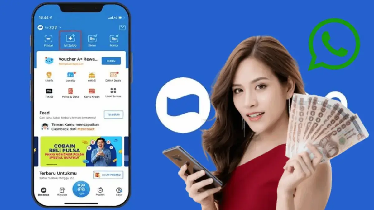 Cara Pinjam Saldo DANA Gratis Rp200.000 Langsung Cair ke E-Wallet Pakai Nomor WA Cara Pinjam Saldo DANA Gratis Rp200.000 Langsung Cair ke E-Wallet Pakai Nomor WA