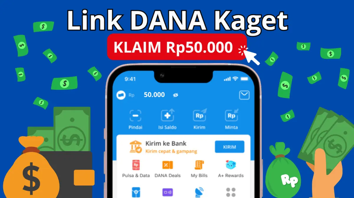 Cara Ambil Saldo DANA Gratis 2025 hingga Rp50.000 dengan Cepat dan Aman dari Link DANA Kaget Ini Cara Ambil Saldo DANA Gratis 2025 hingga Rp50.000 dengan Cepat dan Aman dari Link DANA Kaget Ini