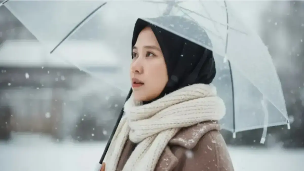 Edit foto musim salju