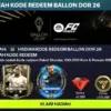Deretan Kode Redeem FC Mobile 27 November 2025, Bisa Dapat Pemain Glorious Eras