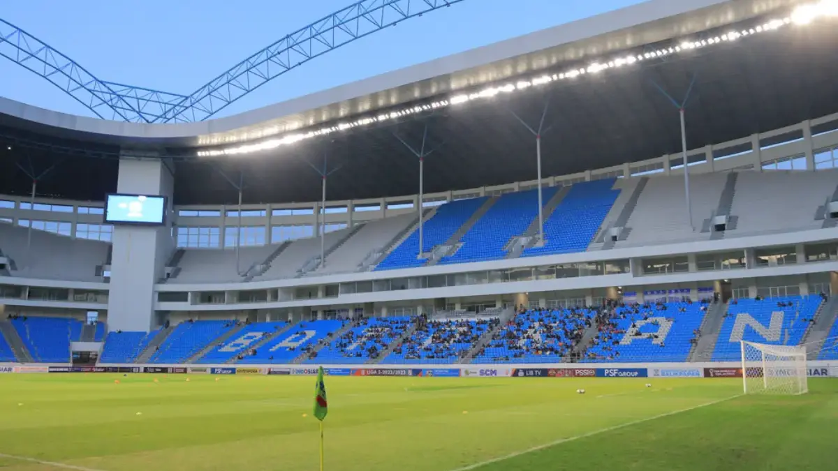 Stadion Batakan venue laga Persiba Balikpapan vs PSS Sleman.