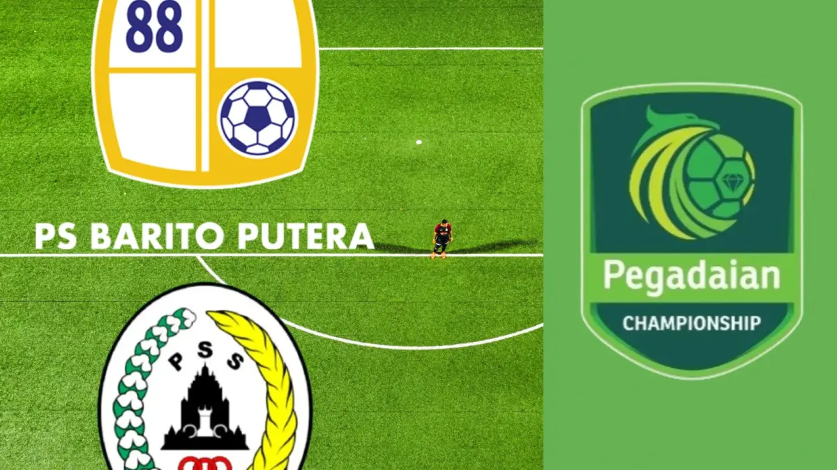 Editan Canva Barito Putera vs PSS Sleman.