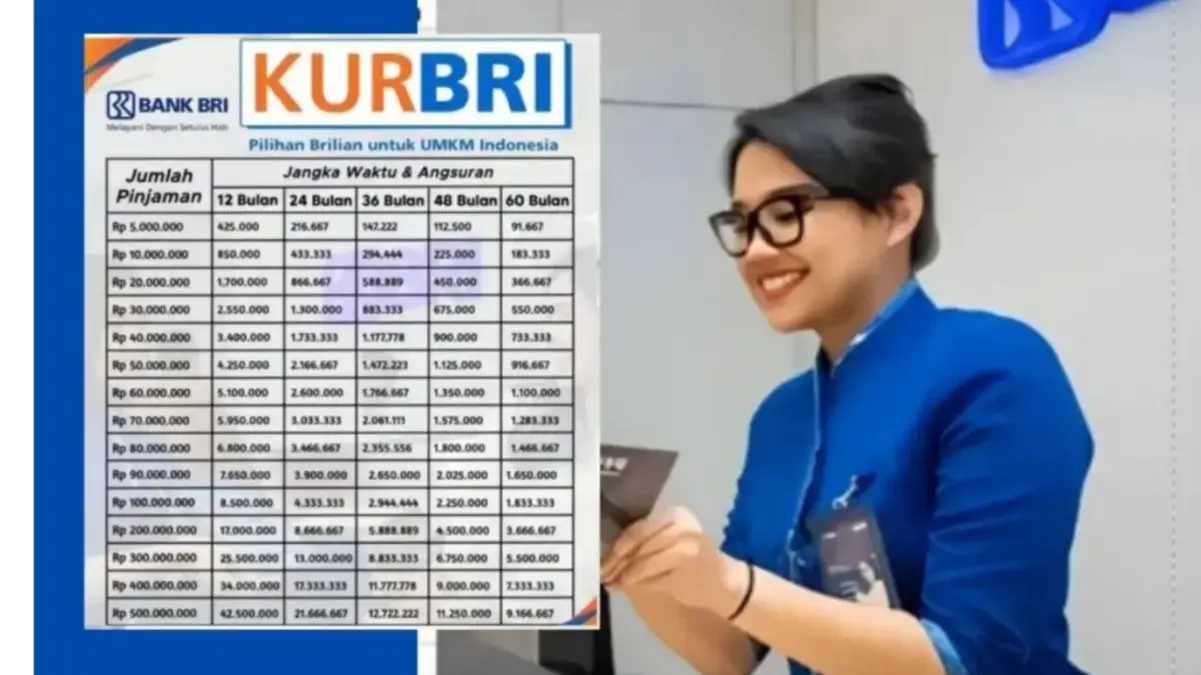 Skema Pinjaman Rp100–500 Juta KUR BRI 2025 Terbaru dengan Angsuran Terjangkau! Ini Detailnya!
