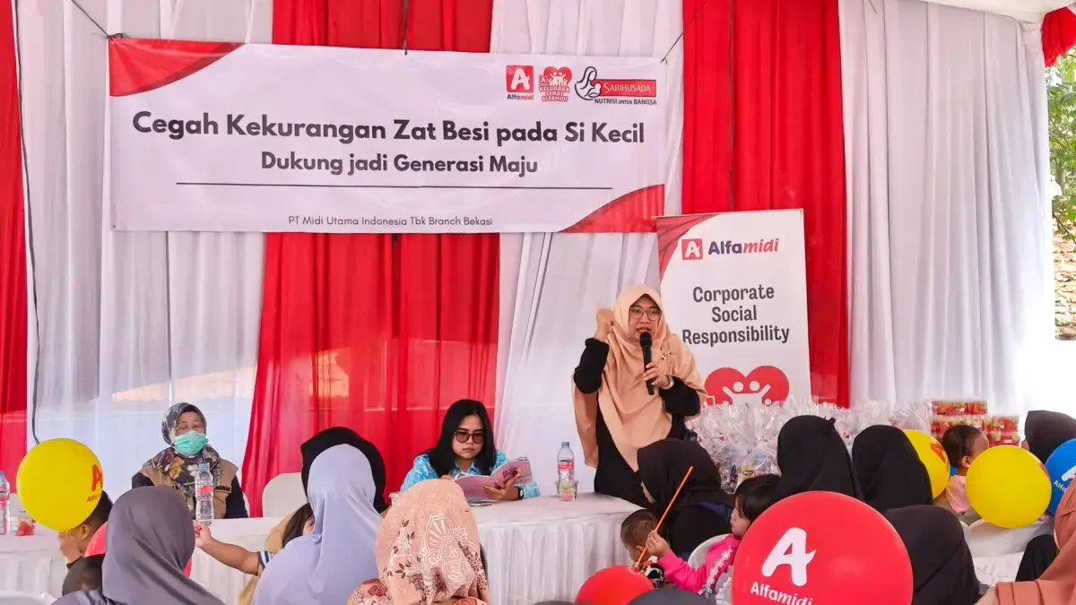 Alfamidi Ajak Keluarga Cegah Kekurangan Zat Besi pada Balita Lewat Edukasi di Cimahi