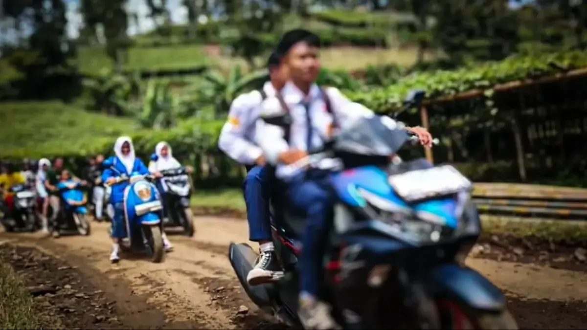 Masih Banyak Sekolah di Bandung Barat Abai Larangan Siswa Bawa Motor ke Sekolah