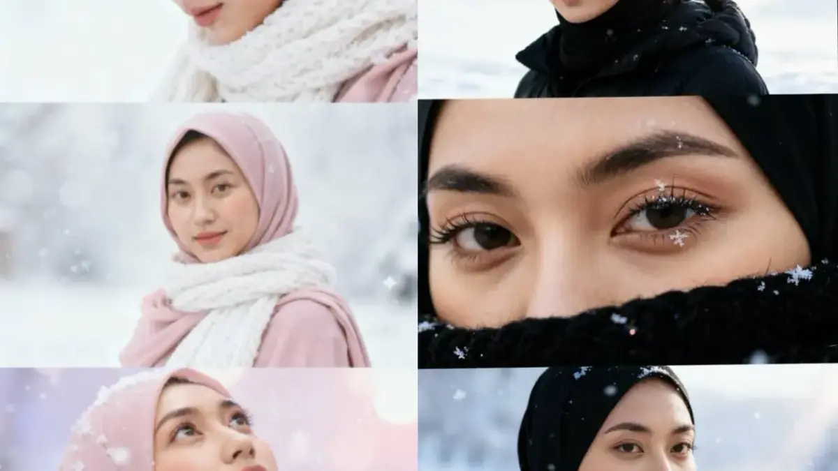 Gak Perlu Repot Salin Teks, Ini Dia 15 Link CapCut Edit Foto Musim Salju Keren Ala Drakor Link CapCut edit foto di musim salju
