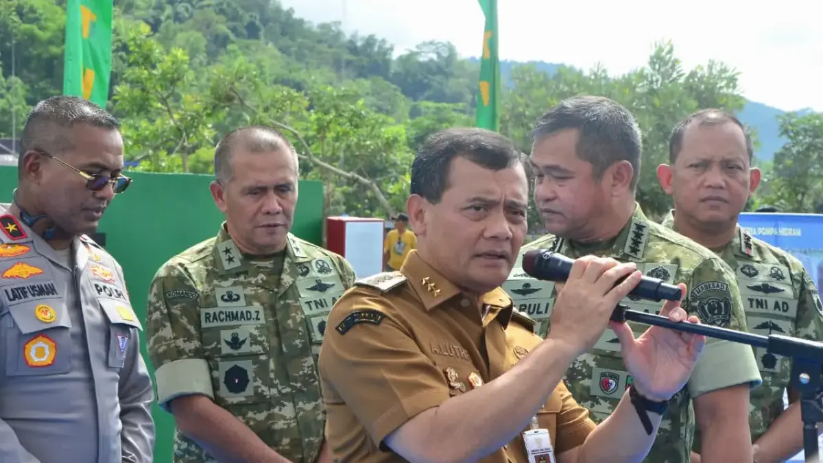 Gubernur Ahmad Luthfi Apresiasi TNI Atas Kontribusinya dalam Menjaga Ketahanan Pangan 